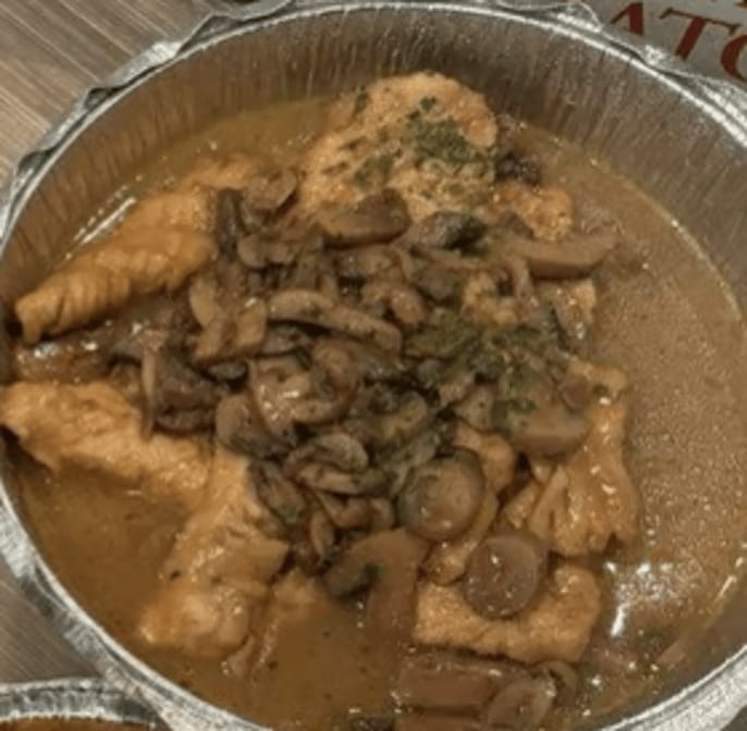 Chicken marsala.