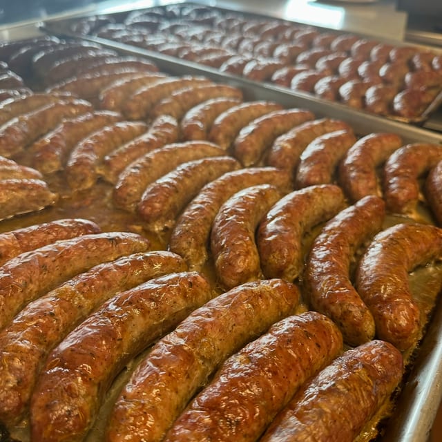 Side order sausage.