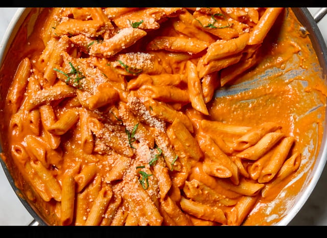 Ziti vodka sauce.