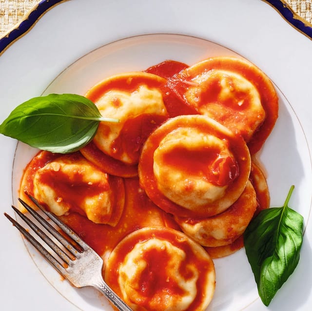 Cheese ravioli.